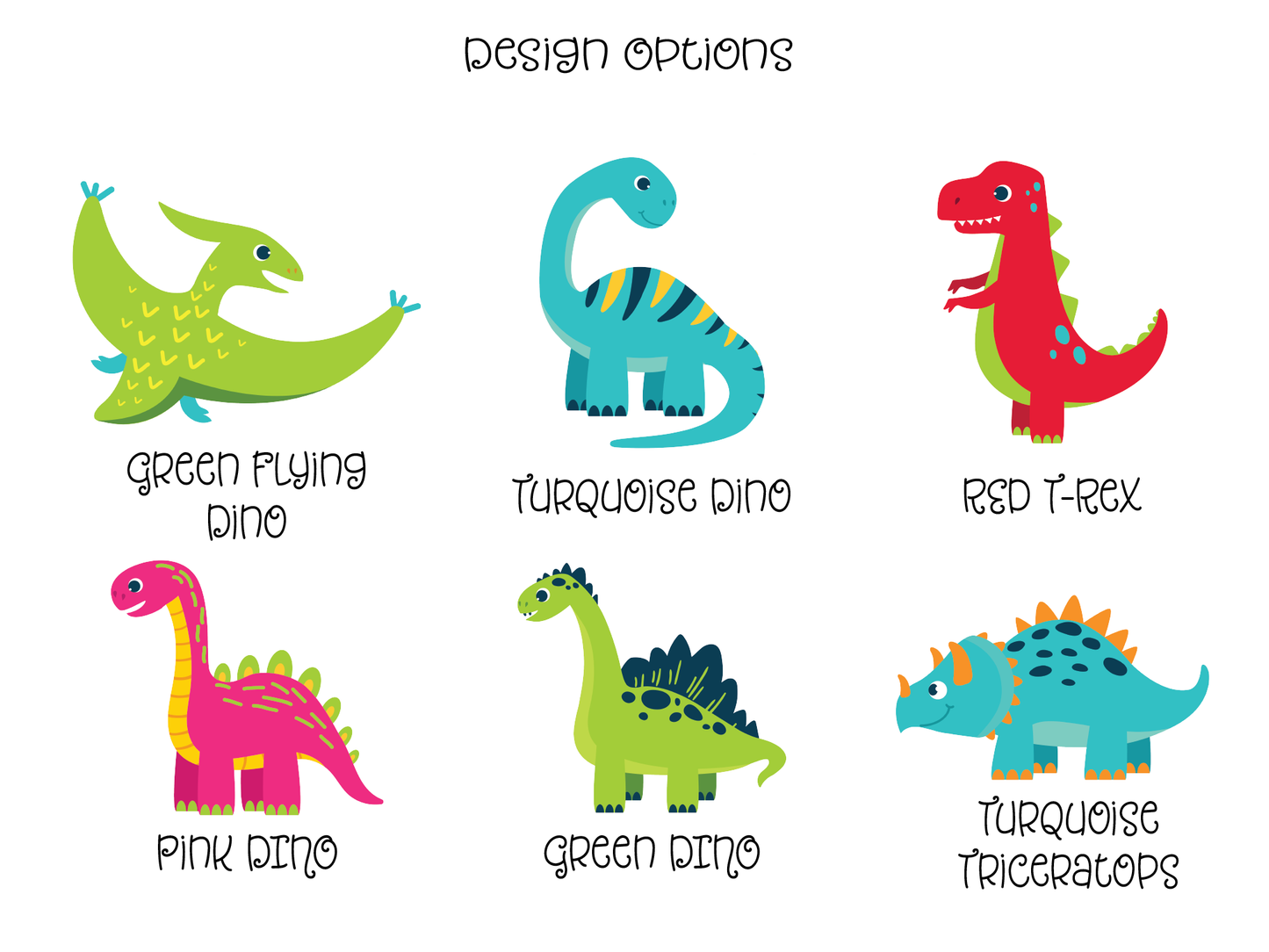 12 oz Personalized Dinosaur Water Bottle