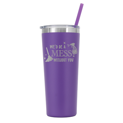 22 oz Personalized House Keeper Tumbler - Laser Engraved