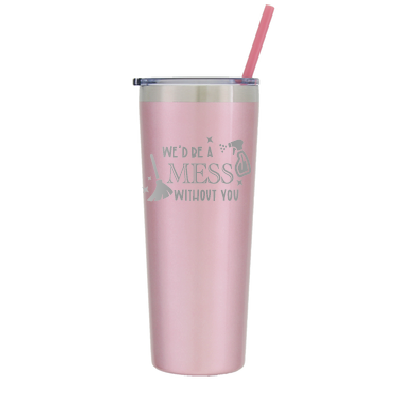 22 oz Personalized House Keeper Tumbler - Laser Engraved