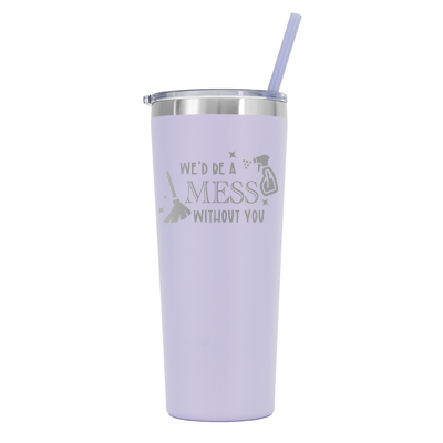 22 oz Personalized House Keeper Tumbler - Laser Engraved