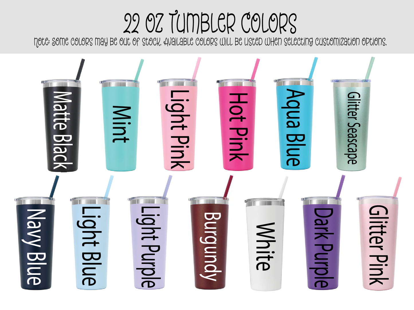 22 oz Personalized Palm Tree Vacation Tumbler