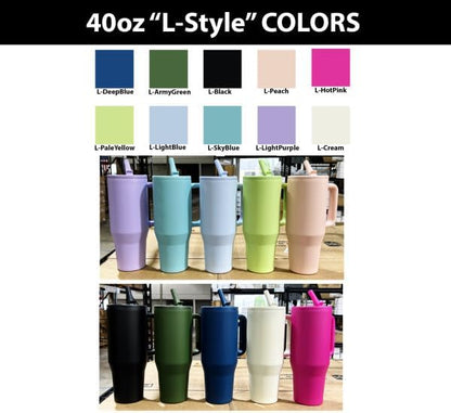 40 oz Personalized Skull and Rose Tumbler - Laser Engraved