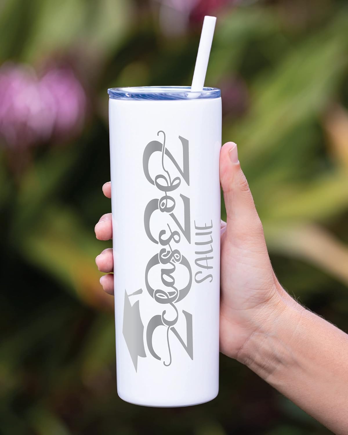 AVITO 20 oz Personalized Graduation Tumbler, Class of 2025 | Laser Engraved | Keepsake | Senior 2025 | Grad Gift for Him Her