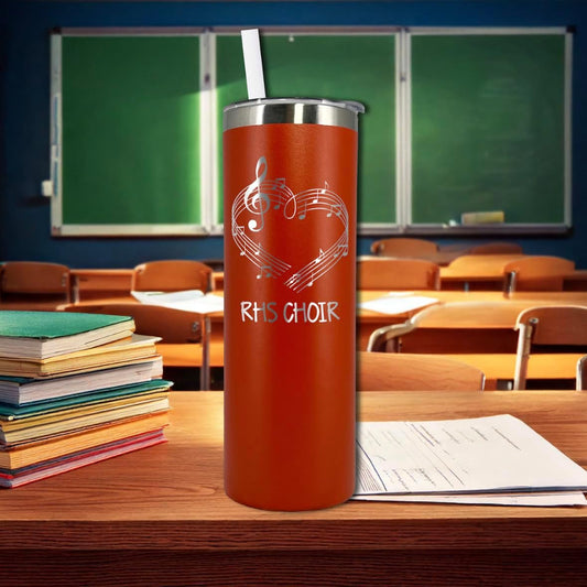 AVITO Personalized Teacher Tumbler - Laser Engraved - Vacuum Insulated - Stainless Steel - 20 oz Tumbler with Lid and Straw - Teacher Appreciation Gifts