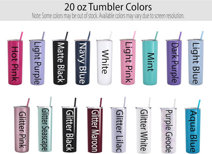 AVITO Personalized Astrology Tumbler - 20 oz Tumbler with Lid and Straw - Vinyl Decal - Vacuum Insulated - Stainless Steel