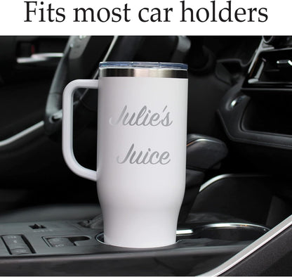40 oz Personalized Your Text Here Tumbler - Laser Engraved