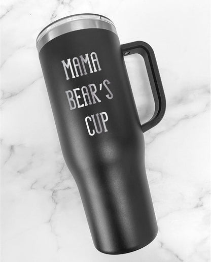 40 oz Personalized Your Text Here Tumbler - Laser Engraved