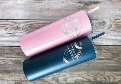 AVITO Personalized Coach Gift - Laser Engraved - Vacuum Insulated - 20 oz Tumbler with Lid and Straw - Sports Tumbler - Coach Coffee Mug - Coach Appreciation - End of Year Gift