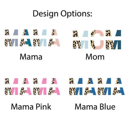 30 oz Personalized Mom Leopard Tumbler