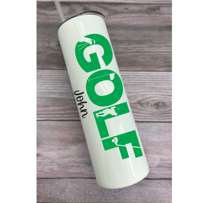 30 oz Personalized Golf Tumbler