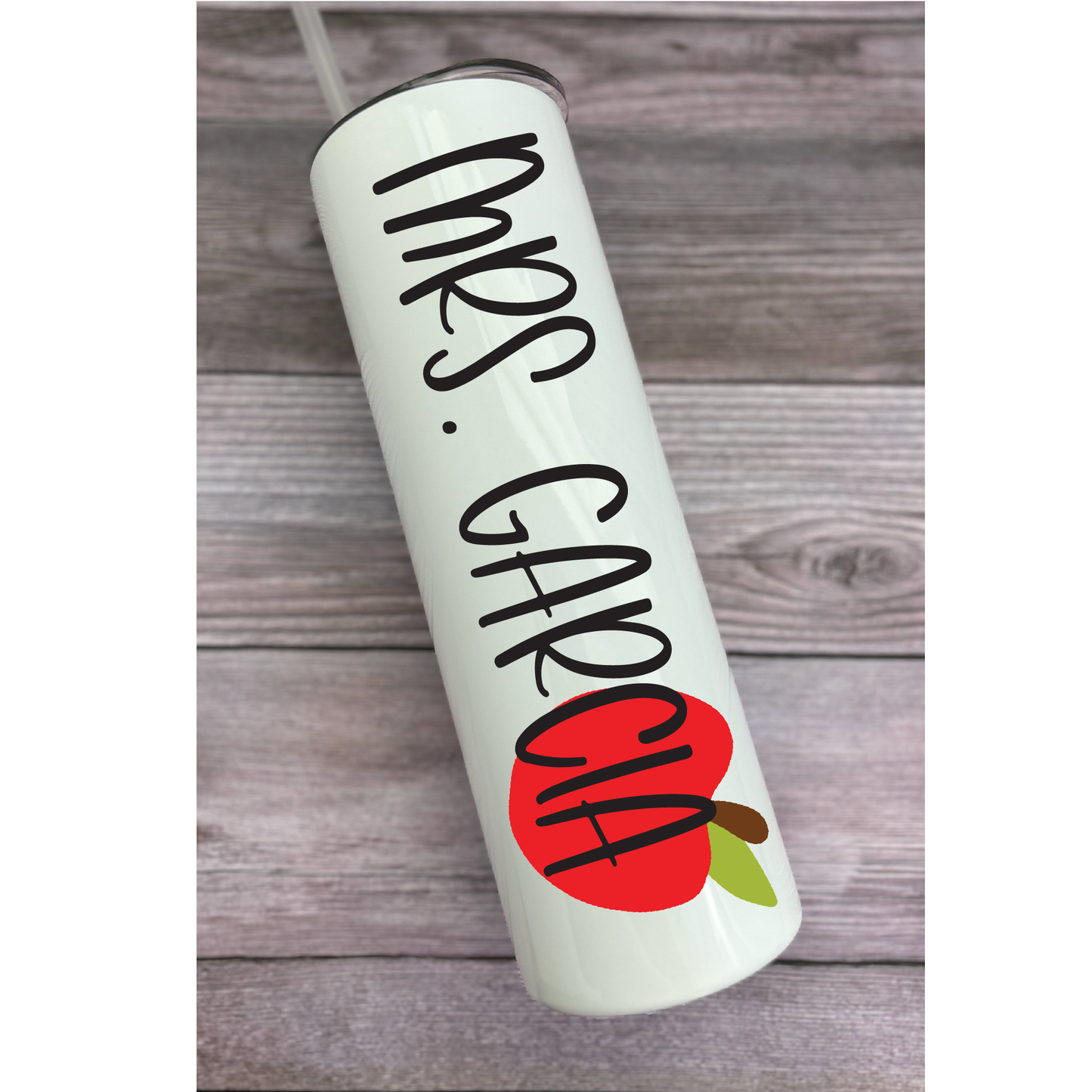 30 oz Personalized Teacher Supplies Tumbler