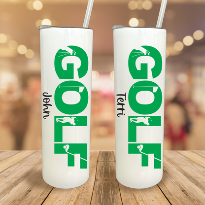 30 oz Personalized Golf Tumbler