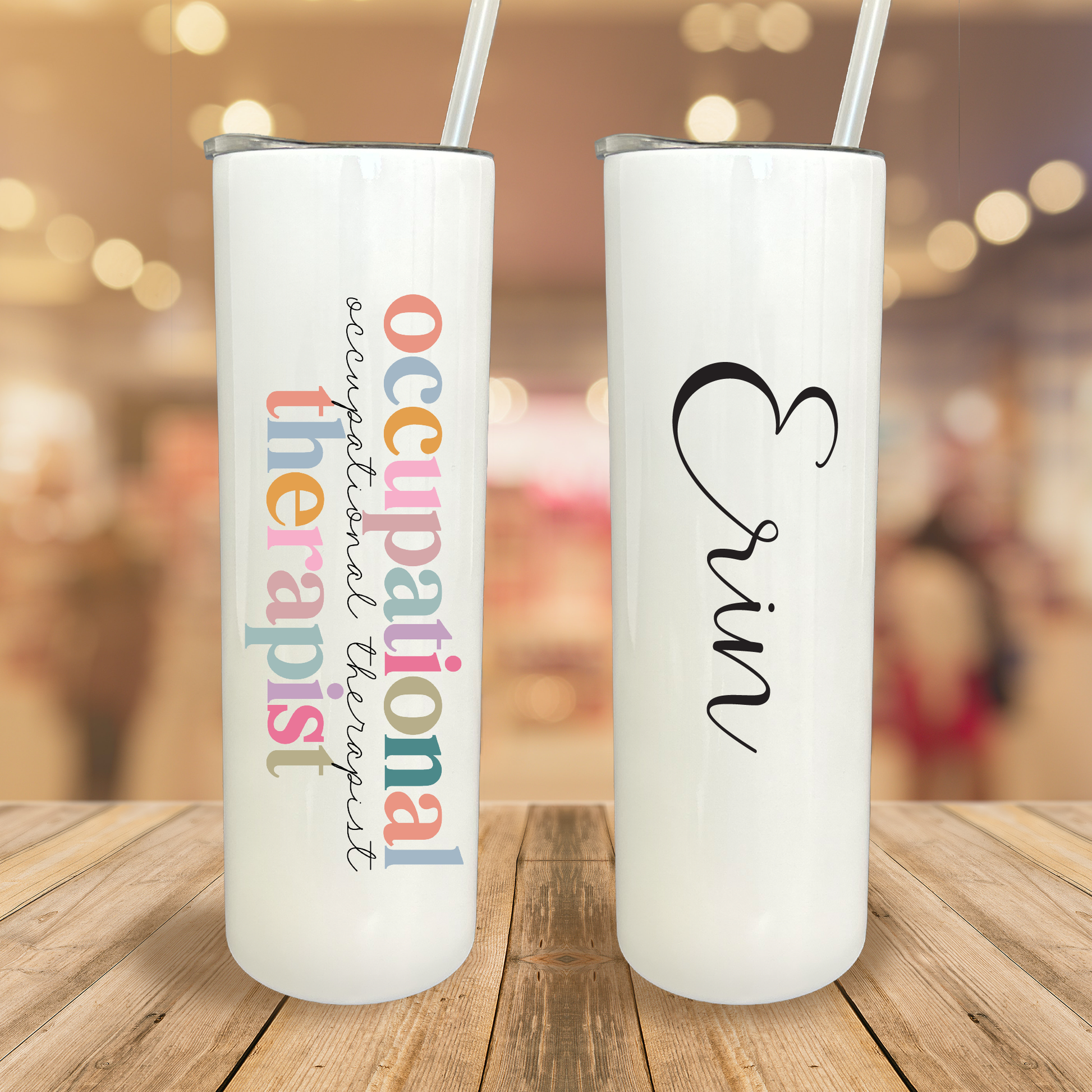 Personalized Tumbler 30 oz with Optional Handle, Customized Tumbler with  Name