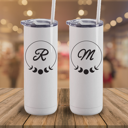 Personalized Monogram Moon Tumbler