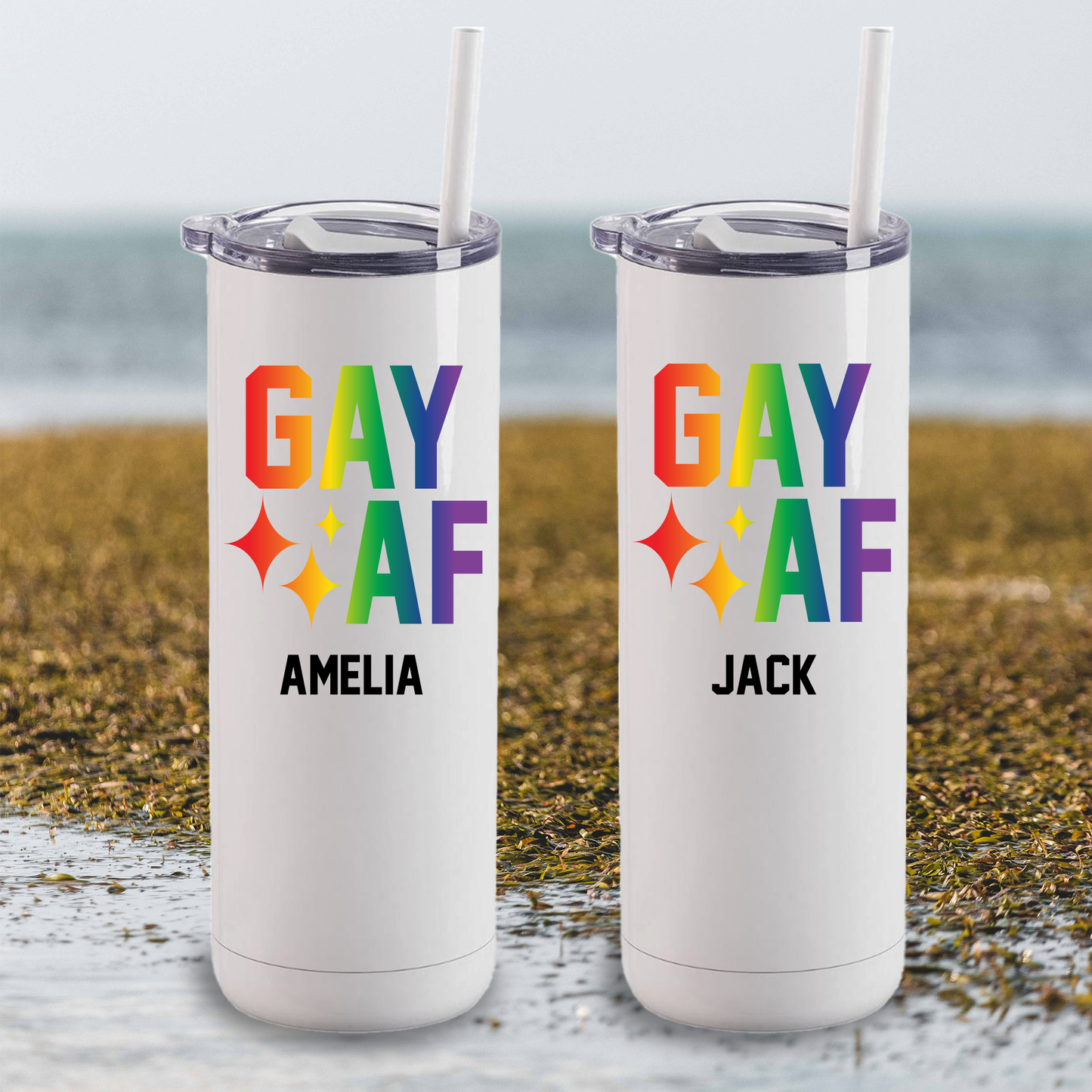 20 oz Maker Personalized "Gay AF" Tumbler