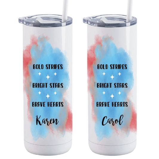 20 oz Maker Personalized Independence Day Tumbler