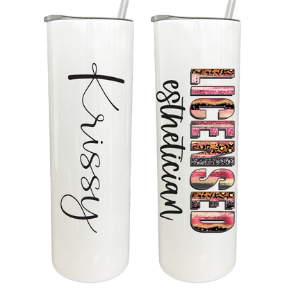 30 oz Personalized Esthetician Tumbler