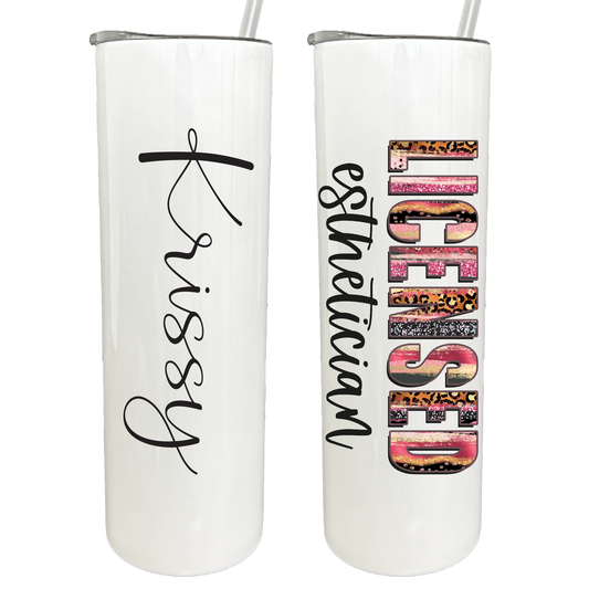 30 oz Personalized Esthetician Tumbler