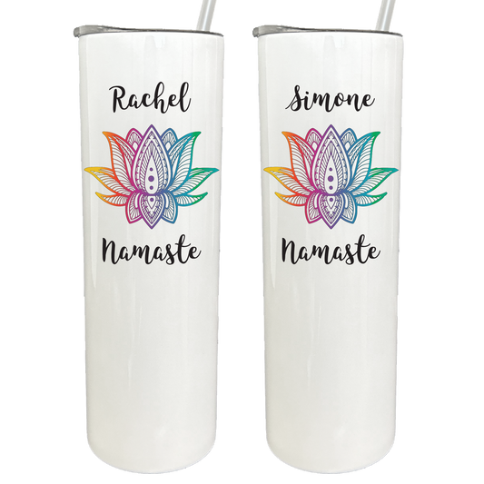 30 oz Personalized Yoga Tumbler