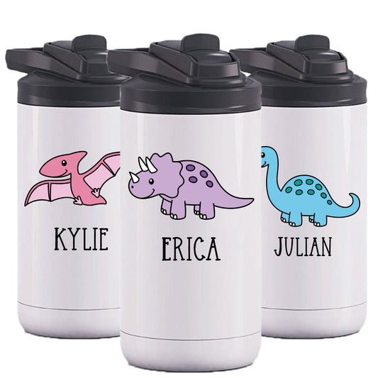 12 oz Kids Dinosaur Water Bottle