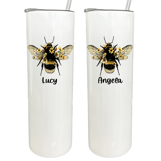30 oz Personalized Bee Tumbler