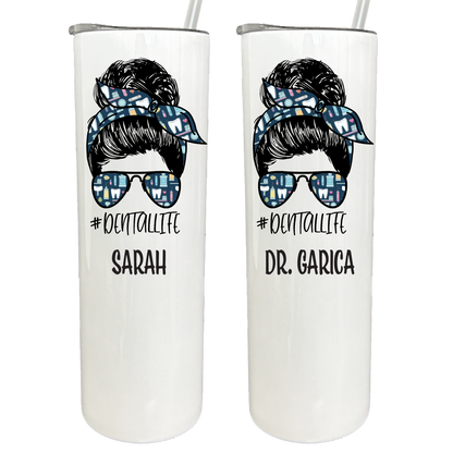 30 oz Personalized Dental Life Tumbler