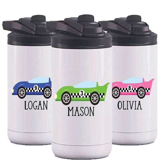 12 oz Kids Racecar Water Bottle