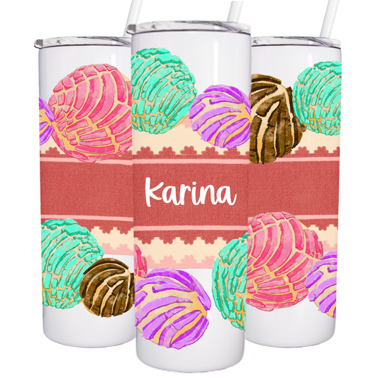 20 oz Personalized Concha Tumbler