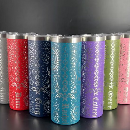 20 oz - D20 Dice Tumbler - Full Wrap - Laser Engraved – Avito