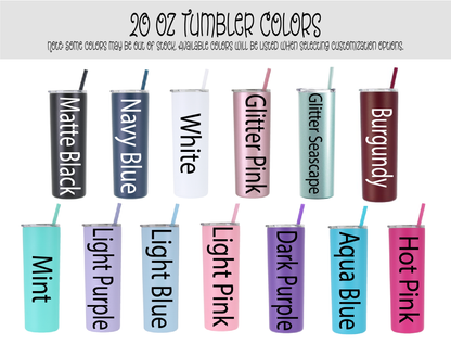 20 oz Personalized Pharmacist Tumbler - Laser Engraved