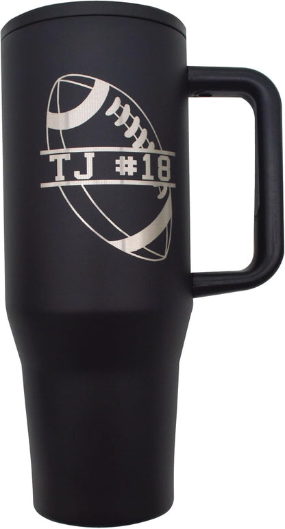 AVITO Personalized Coach Gift - Laser Engraved - Vacuum Insulated - 40 oz Tumbler with Lid - Sports Tumbler - Coach Coffee Mug - Coach Appreciation - End of Year Gift