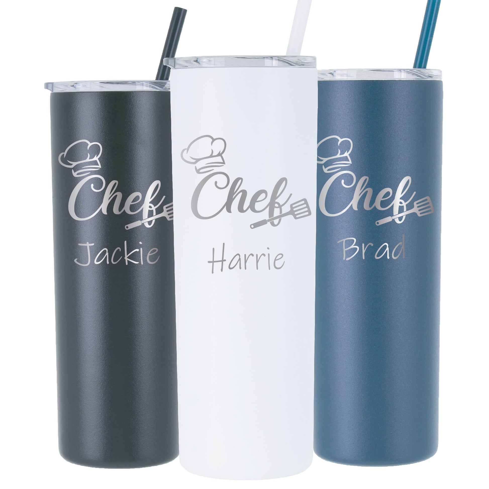 Personalized Engraved 40 oz Dishwasher Safe Tumbler | Cup with Handle
