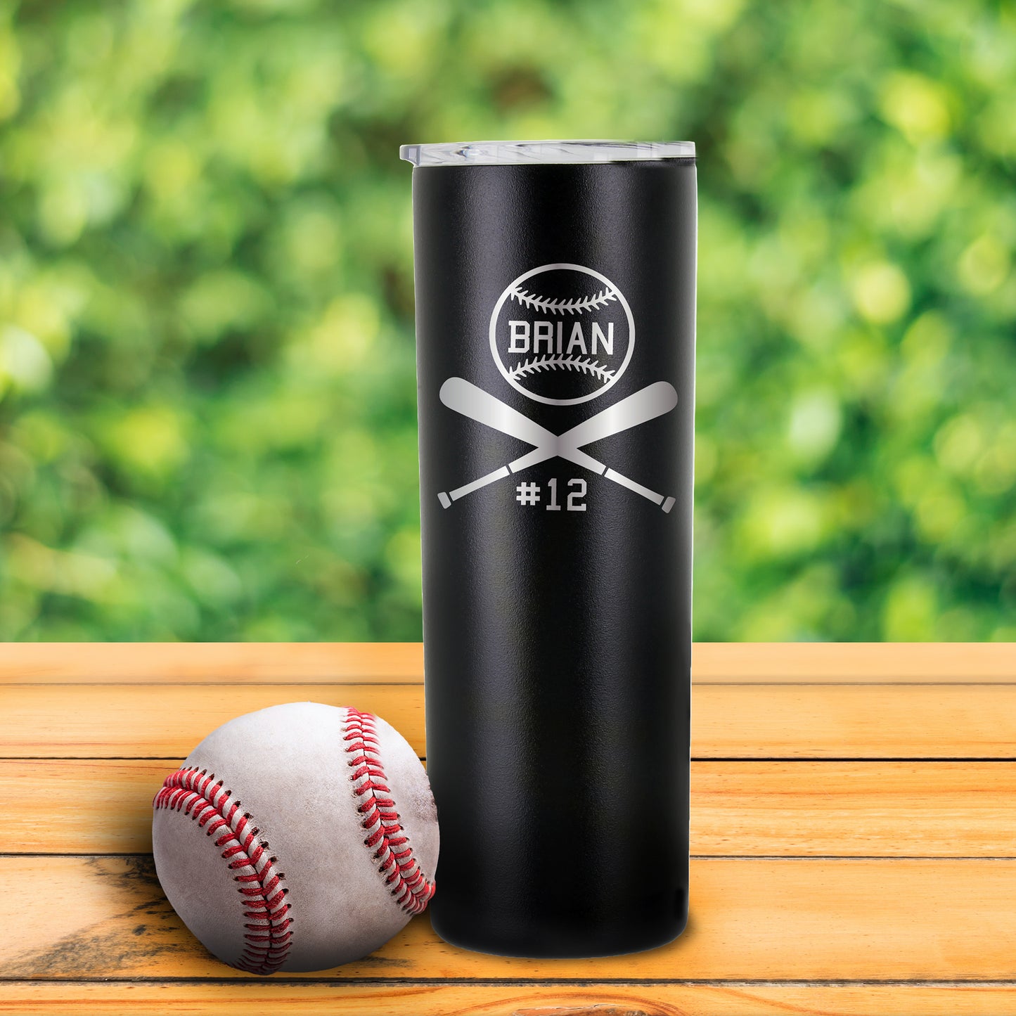 Vaso de béisbol personalizado de 20 oz - Grabado con láser