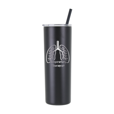 Personalized Real Men Pray Black 20oz Tumbler