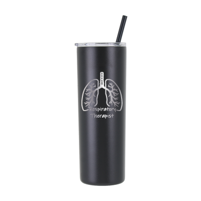 20 oz Personalized Respiratory Therapist Tumbler - Laser Engraved