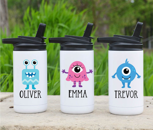 12 oz Kids Monster Water Bottle