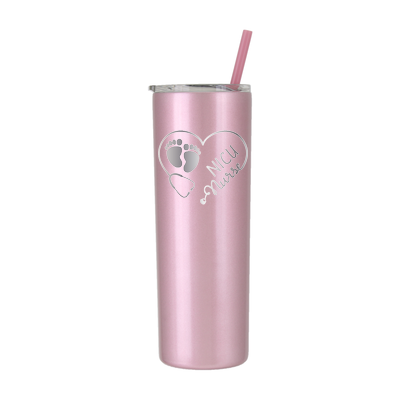 Vaso de enfermera personalizado NICU de 20 oz - Grabado con láser