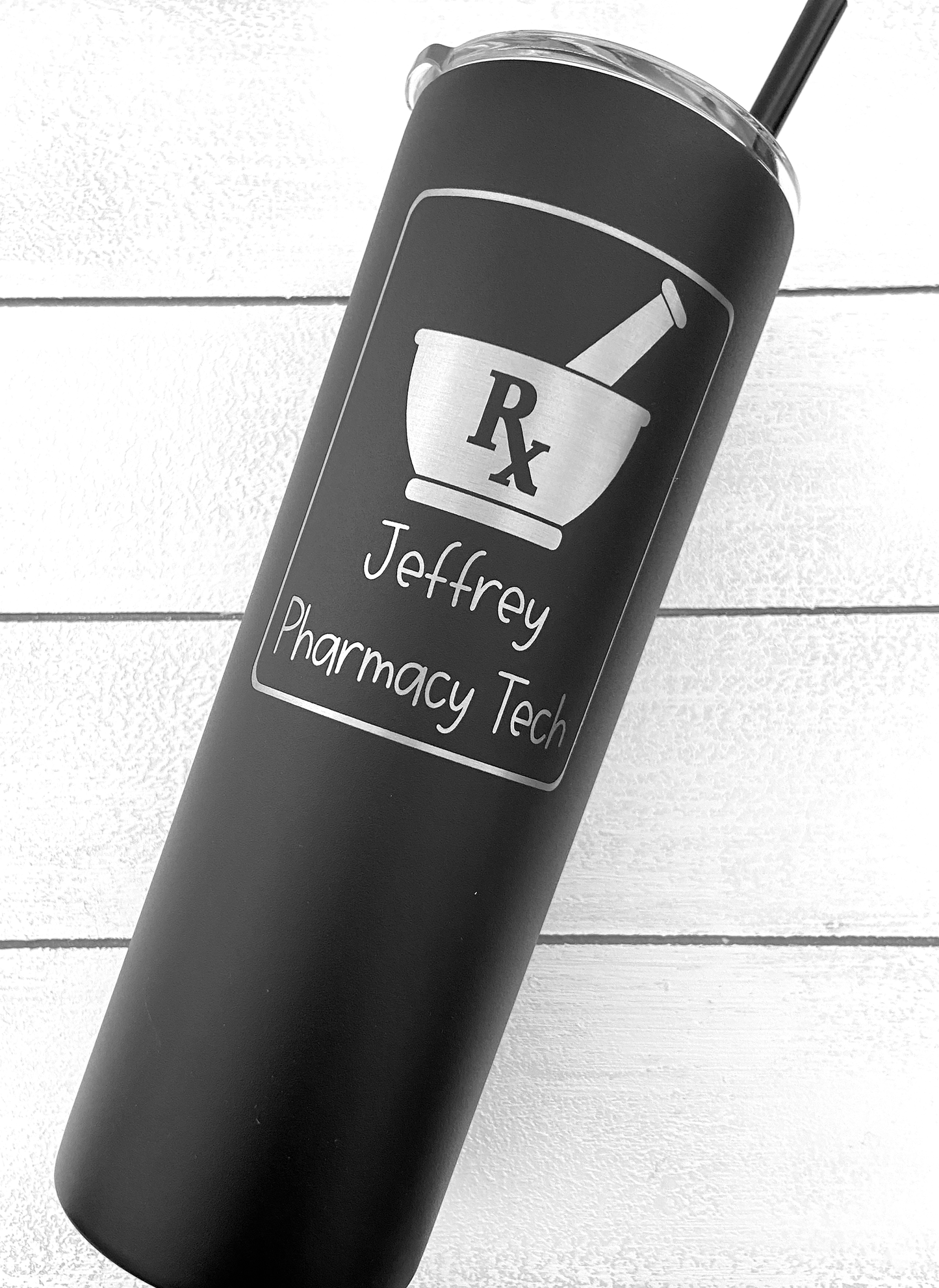 20 oz Personalized Pharmacist Tumbler - Laser Engraved