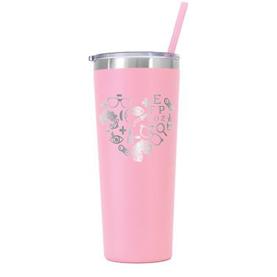 Vaso de optometría personalizado de 22 oz - Grabado con láser