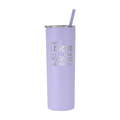 Vaso personalizado 2023 Retired "The Legend" - Grabado con láser