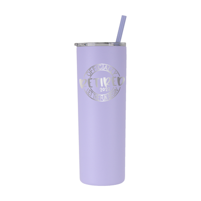 Personalized Officially Retired Tumbler - Laser Engraved