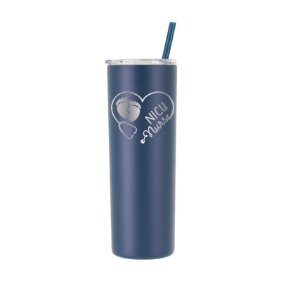 Vaso de enfermera personalizado NICU de 20 oz - Grabado con láser
