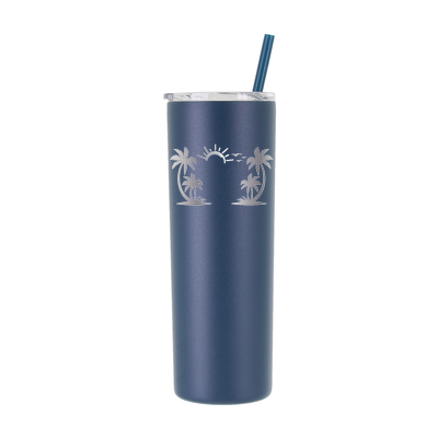 Vaso de playa personalizado de 20 oz - Grabado con láser