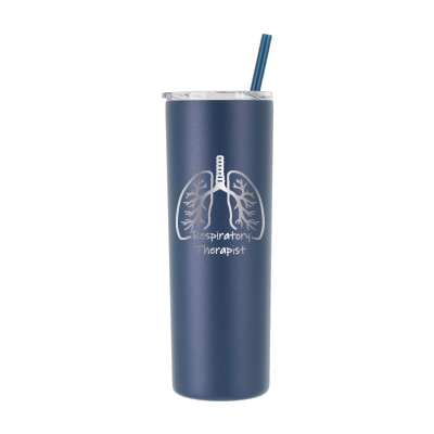 Vaso personalizado para terapeutas respiratorios de 20 oz - Grabado con láser