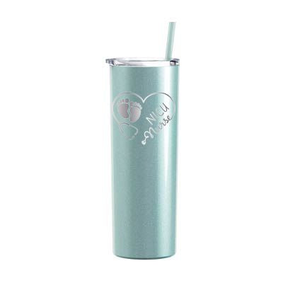 Vaso de enfermera personalizado NICU de 20 oz - Grabado con láser